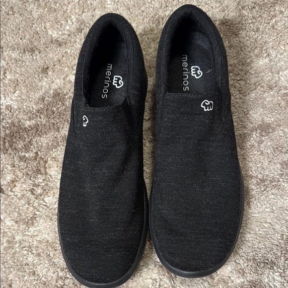 NWOB🍍 Merinos Men’s Size 13 Wool Shoes Slip On Sneakers Black Loafers Australian - Picture 1 of 6